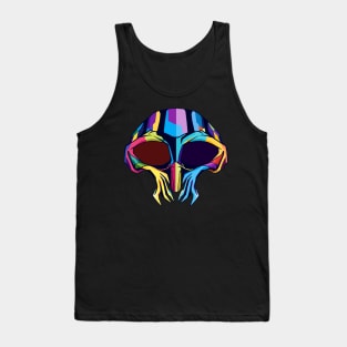 Hand Skull Mask Tank Top